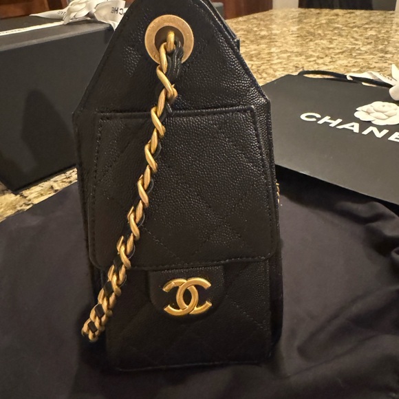 Brand new Chanel 25 Black Mini Bag Hard to find! - Picture 11 of 16